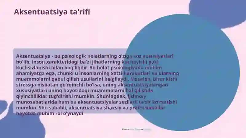 Xarakter aksentuatsiyasi va uni me'yorlashtirish usullari 3