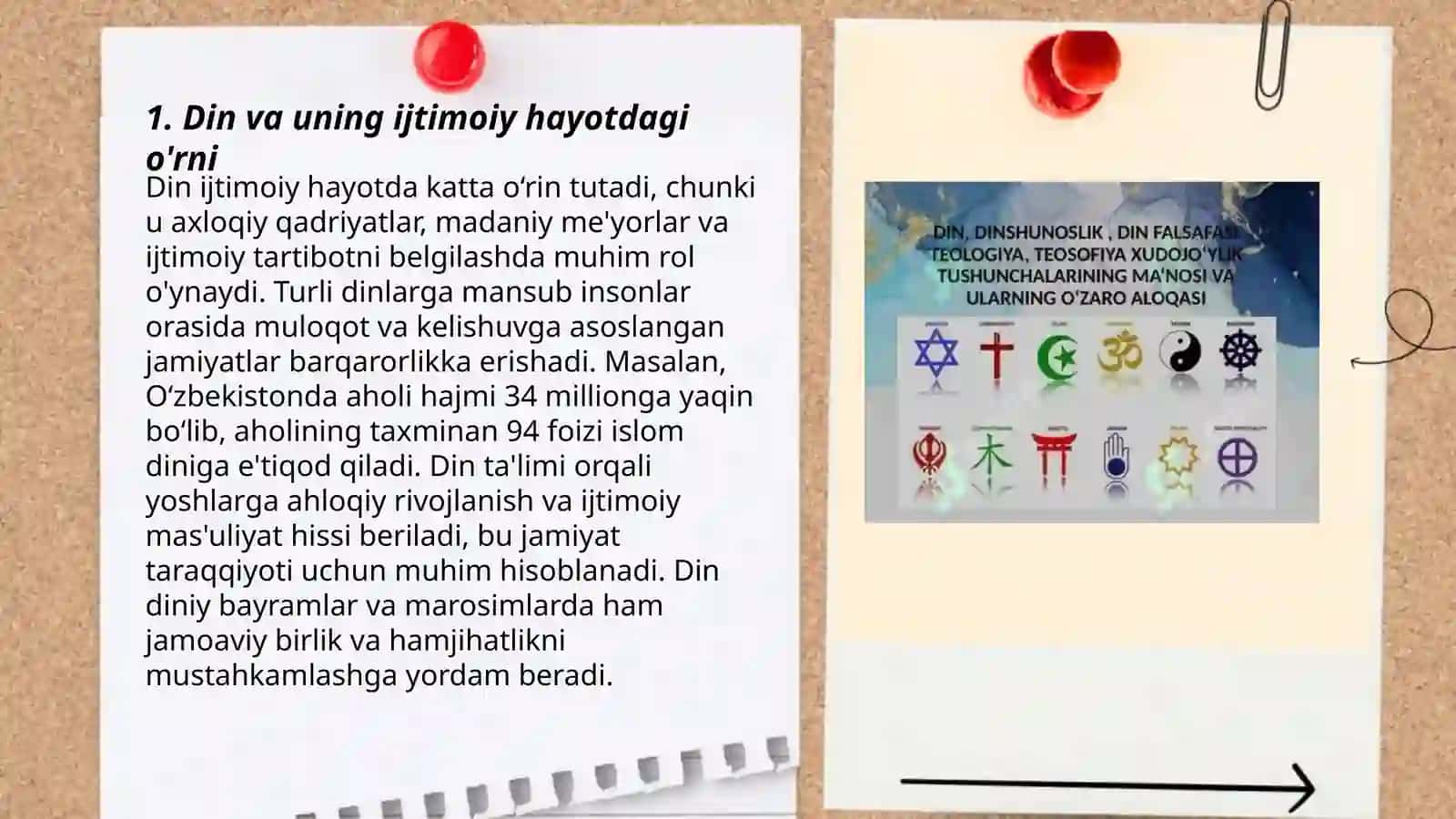 Din va uning ijtimoiy hayotdagi o'rni 3