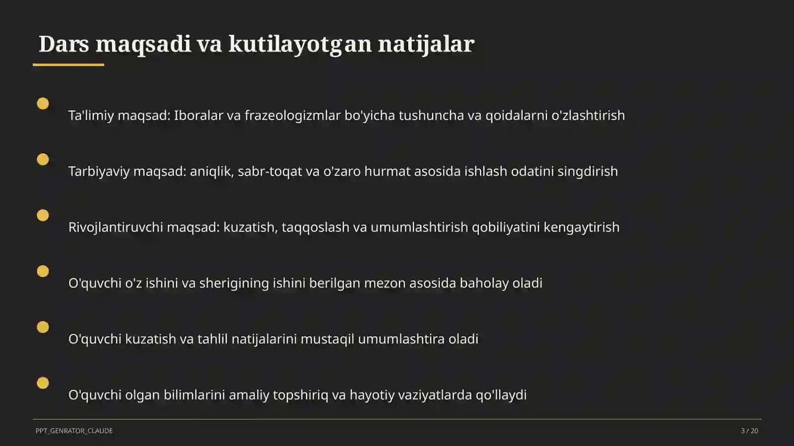 Iboralar va frazeologizmlar (5-sinf) 3