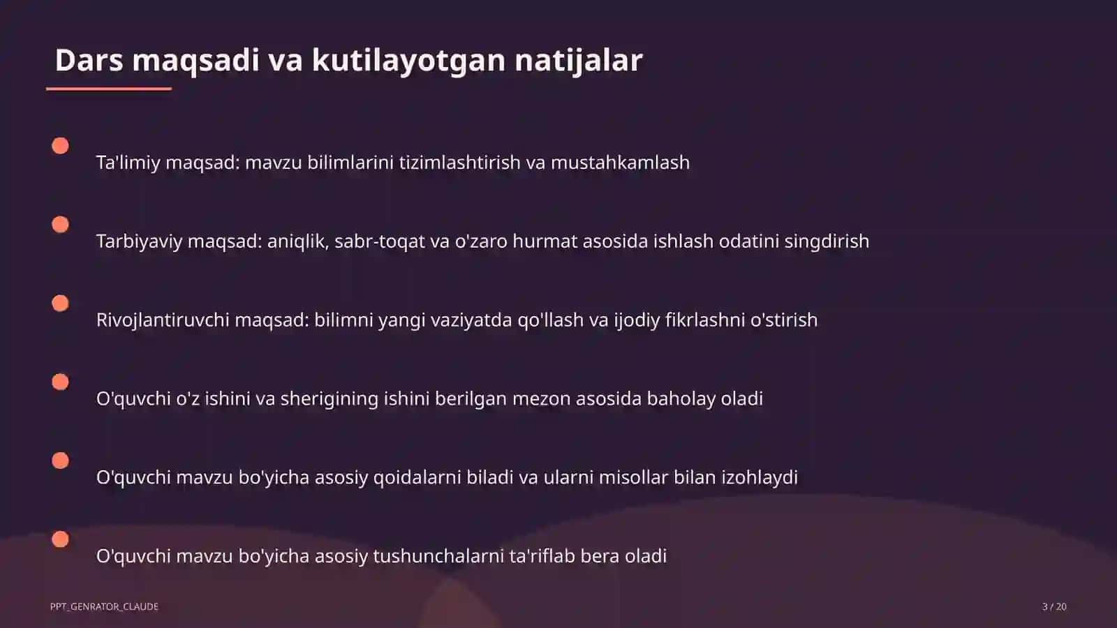 Kriterial baholash tizimi 3