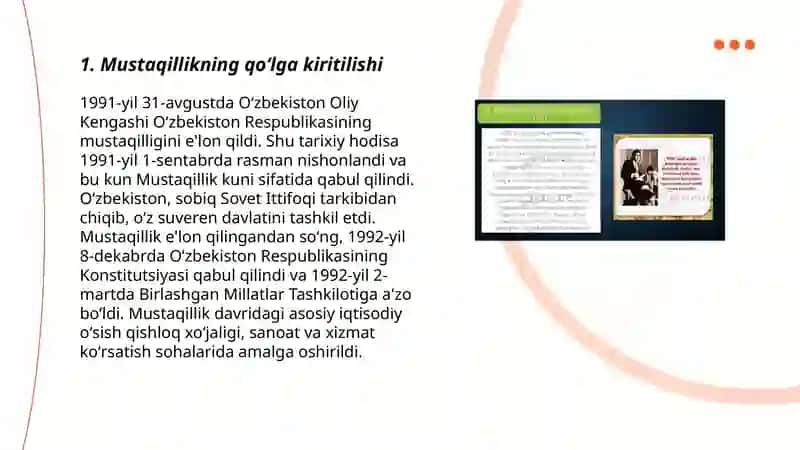 Oʻzbekistonning eng yangi tarixi 3