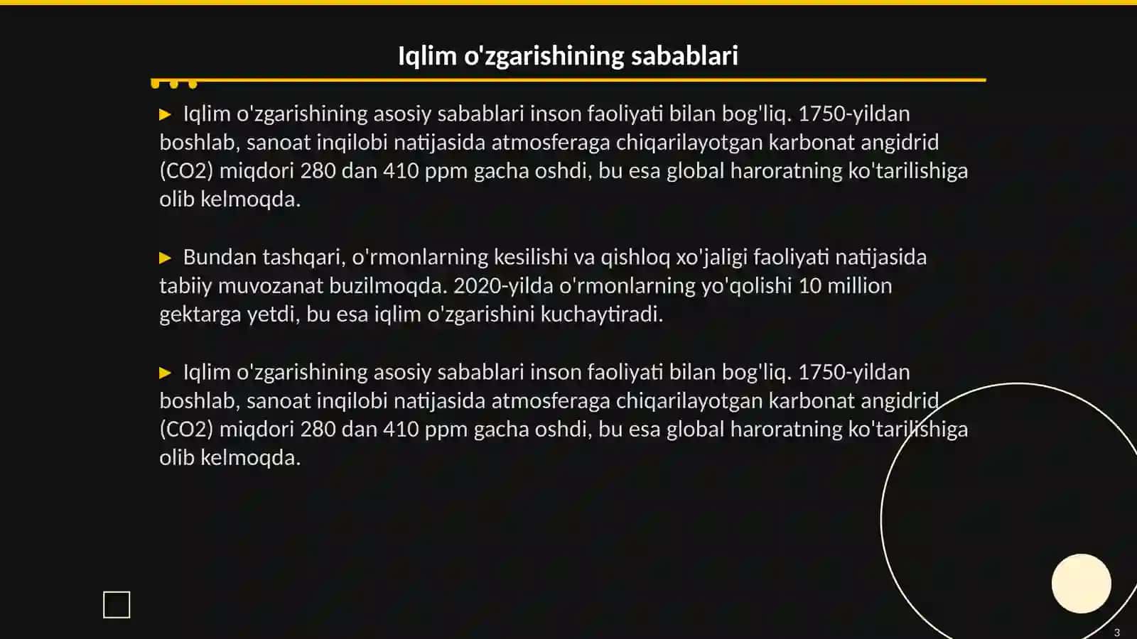 Iqlim o’zgarishi va ekologik moslashuv 3