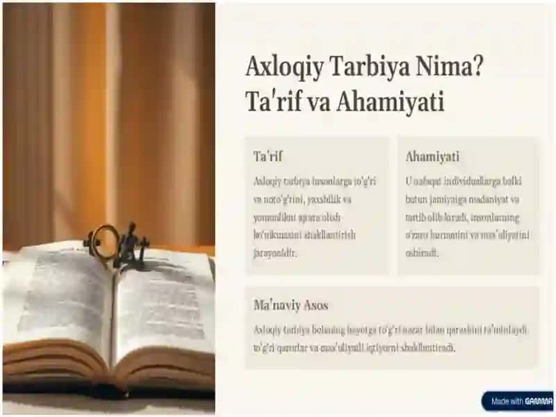 Zamonaviy Axloqiy Tarbiyaning Yutuq va Kamchiliklari 3