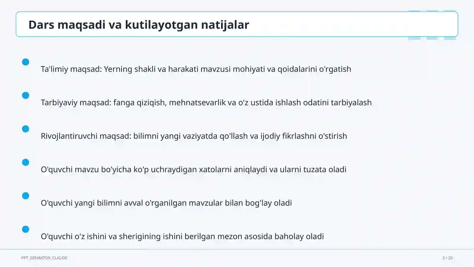 Yerning shakli va harakati (5-sinf) 3