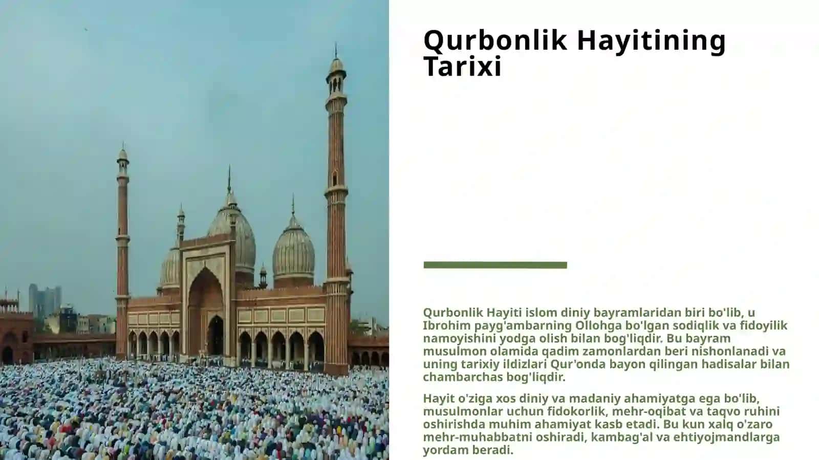 QURBONLIK HAYITI 3