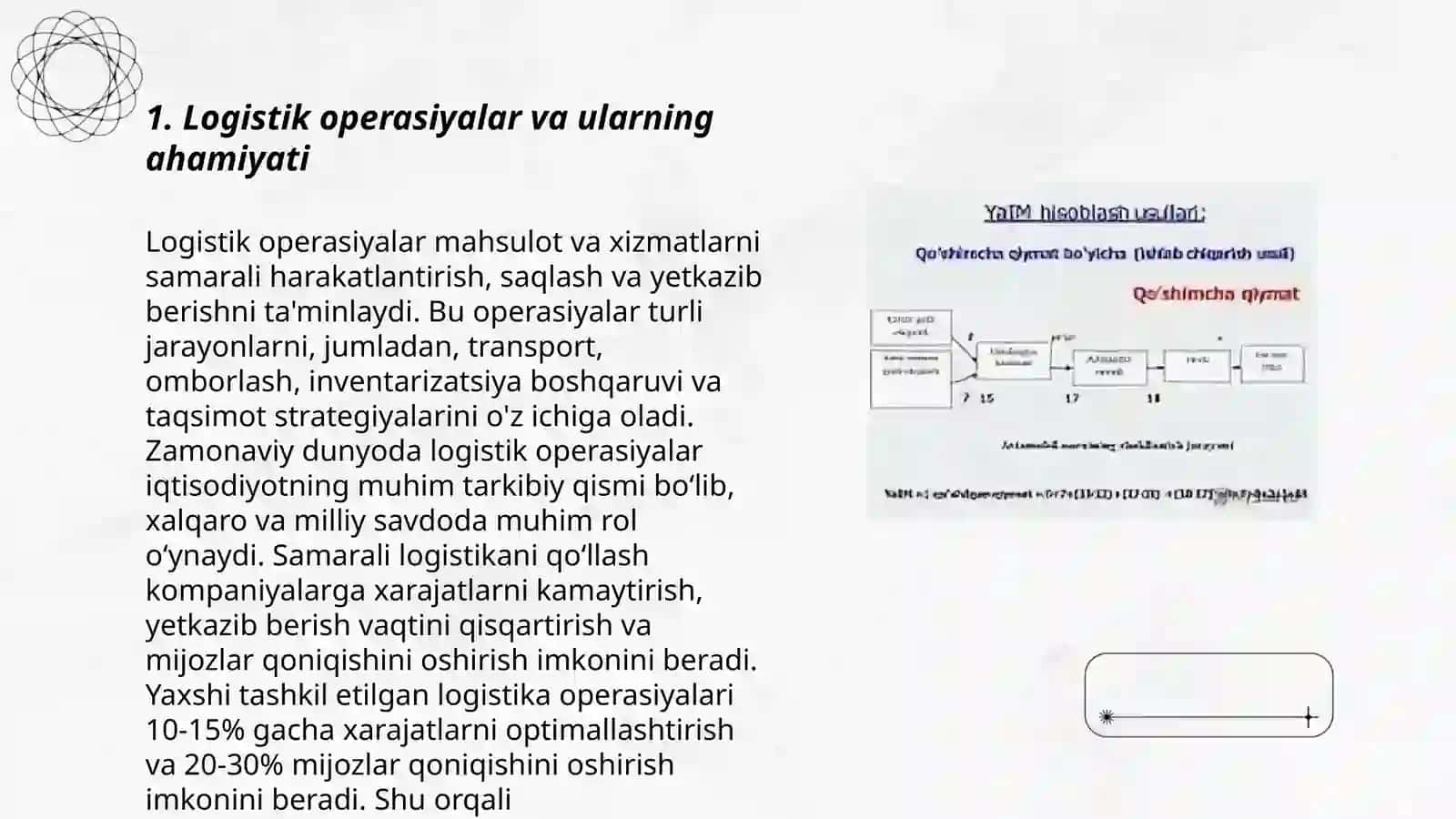 Logistik operasiyalar va funksiyalarning mohiyati 3
