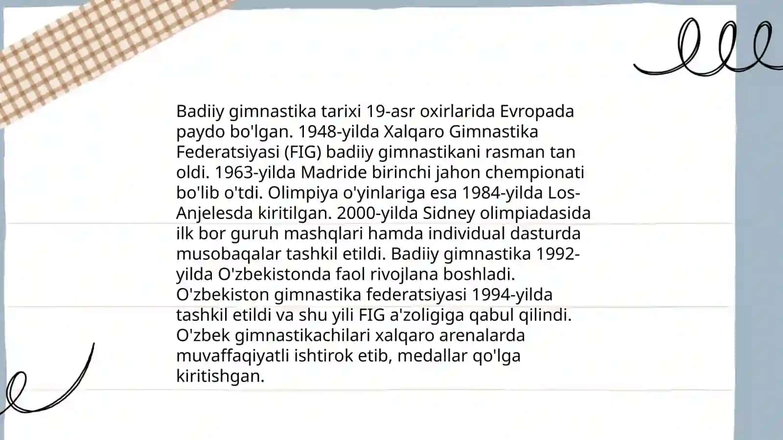 Badiiy gimnastika 3