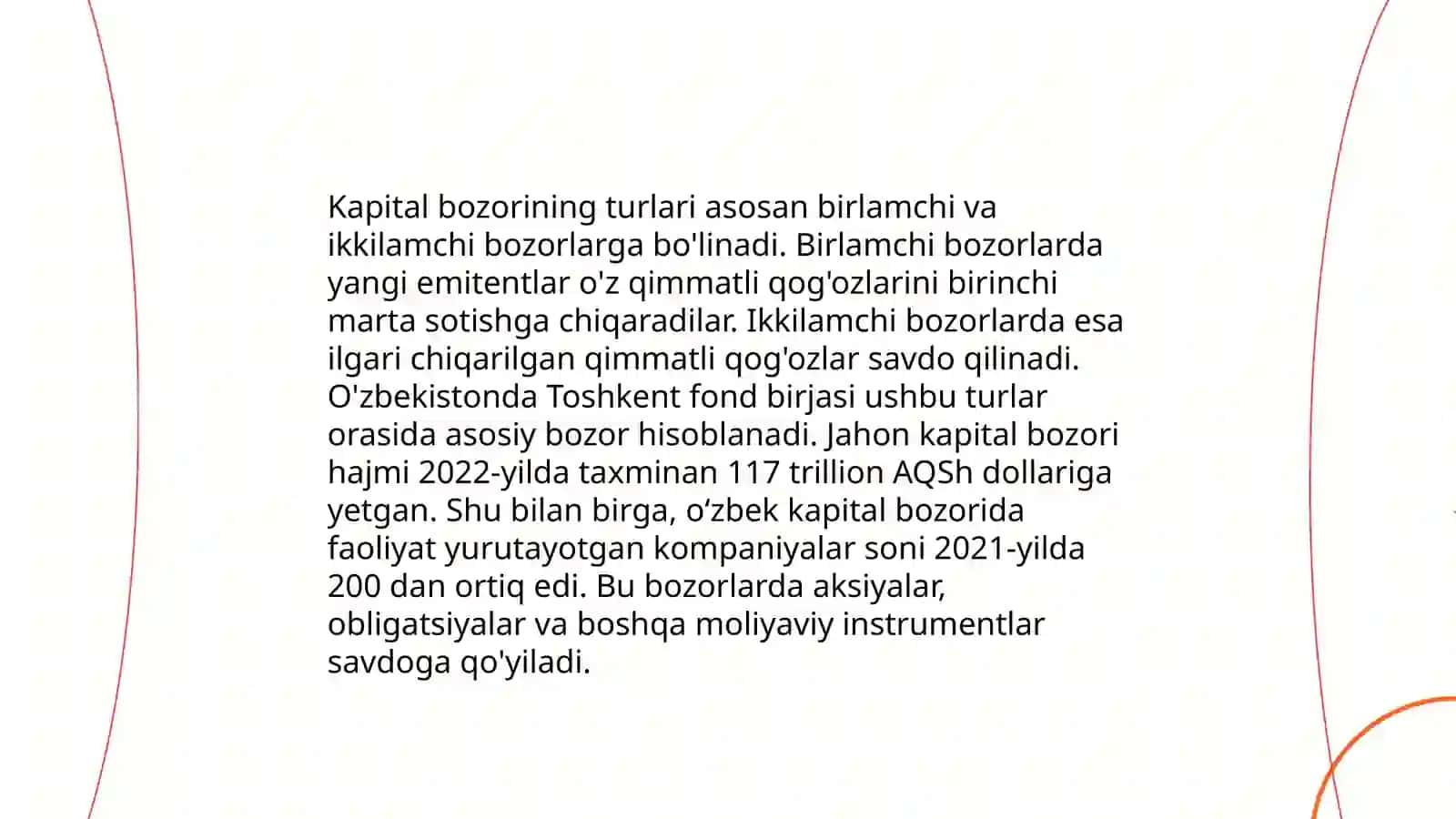 Kapital bozorining turlari 3