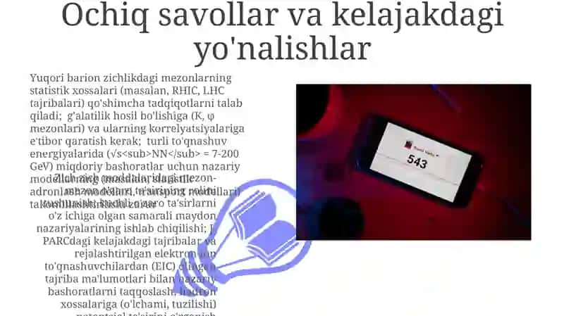 Mezon Statistikasining Qo'llanilishi va Cheklashlari 3