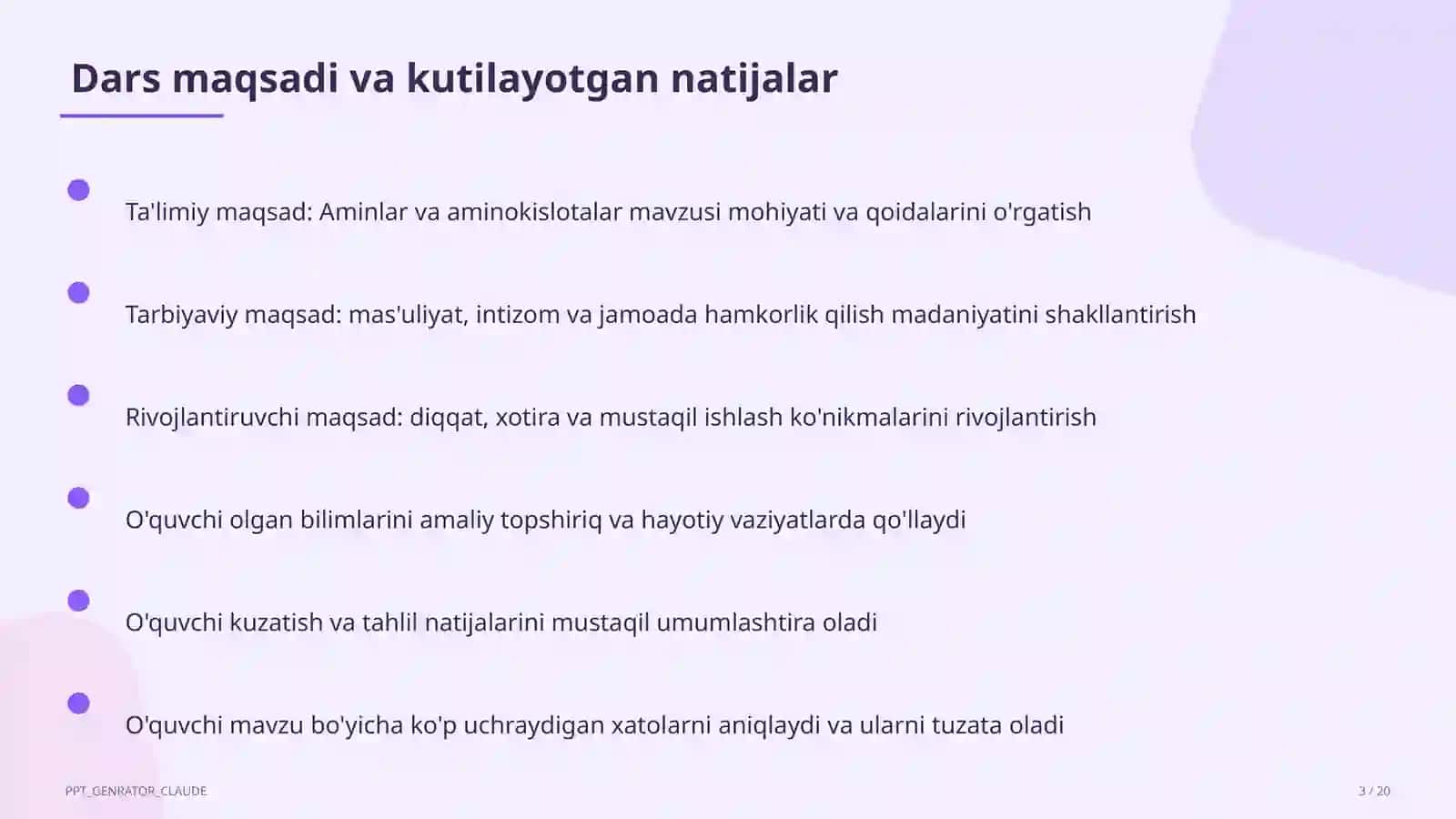 Aminlar va aminokislotalar (11-sinf) 3