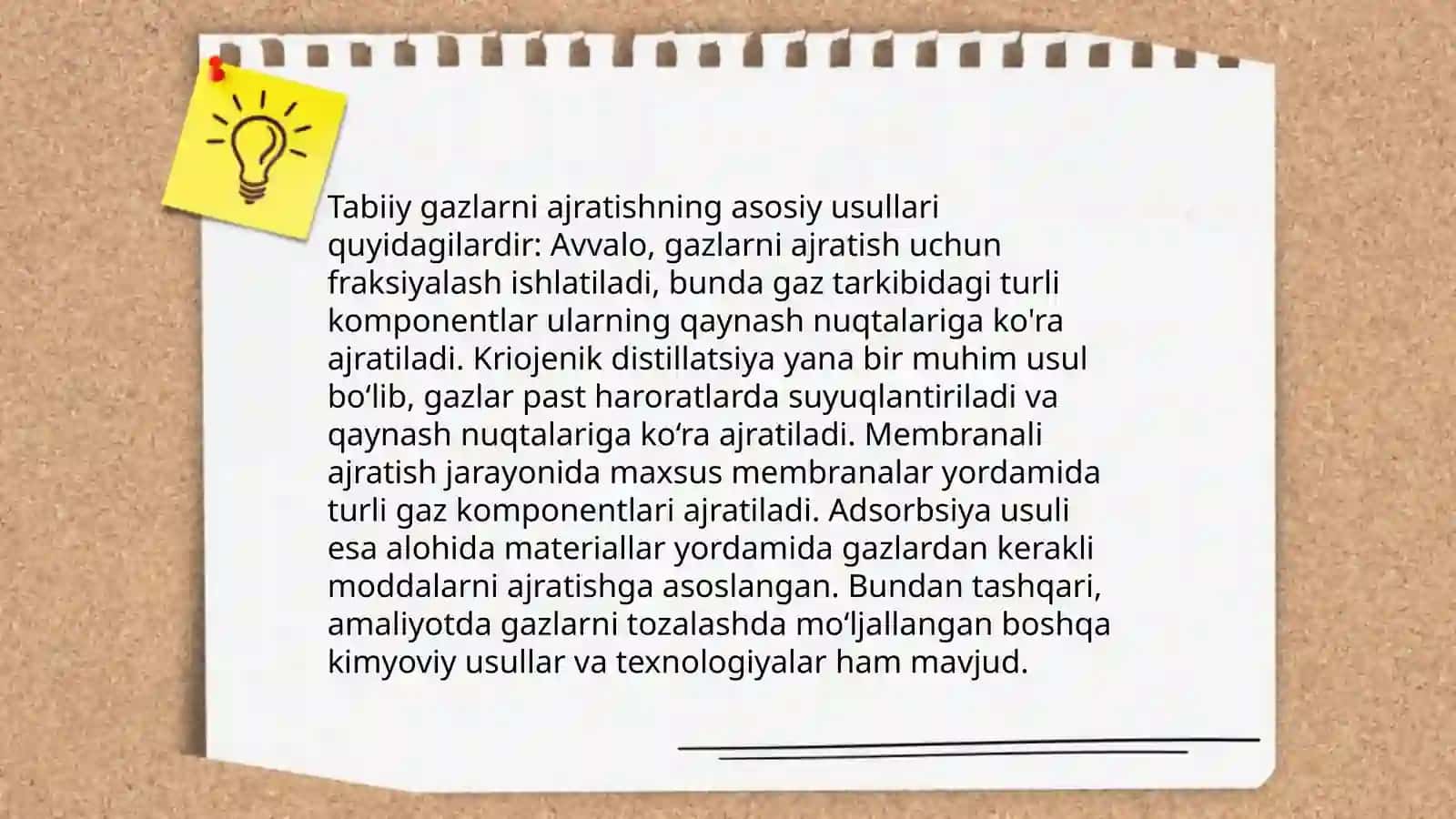 Tabiiy gazlarni ajratish jarayoni va sanoat qurilmalari 3