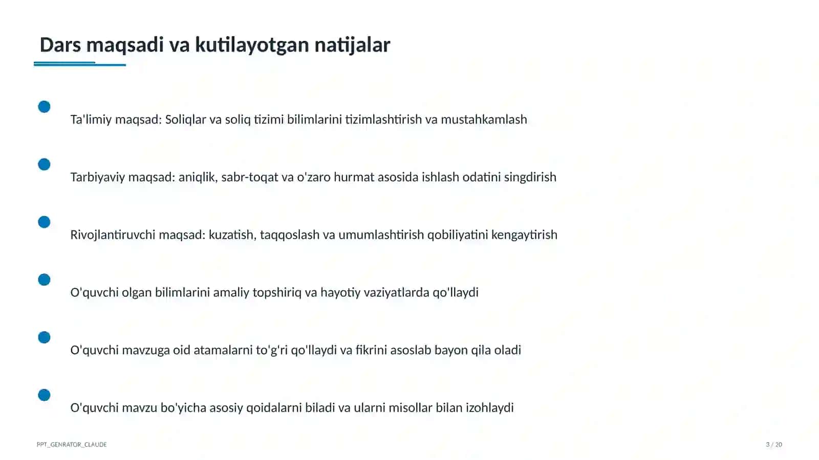 Soliqlar va soliq tizimi (10-sinf) 3