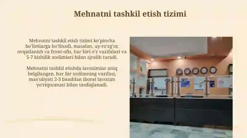 Mehnatni tashkil etish tizimi 3