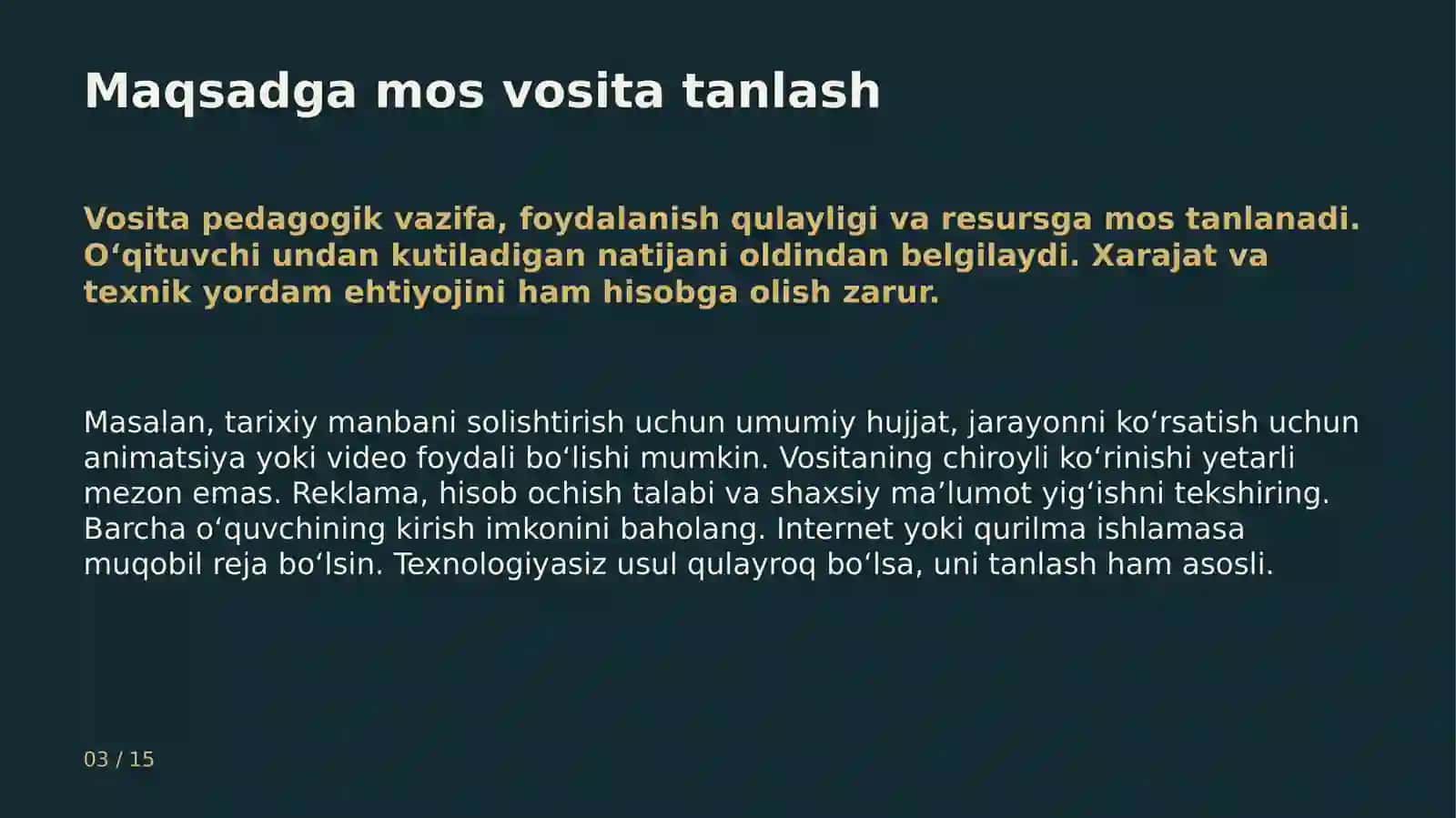 Raqamli ta’lim texnologiyalari 3