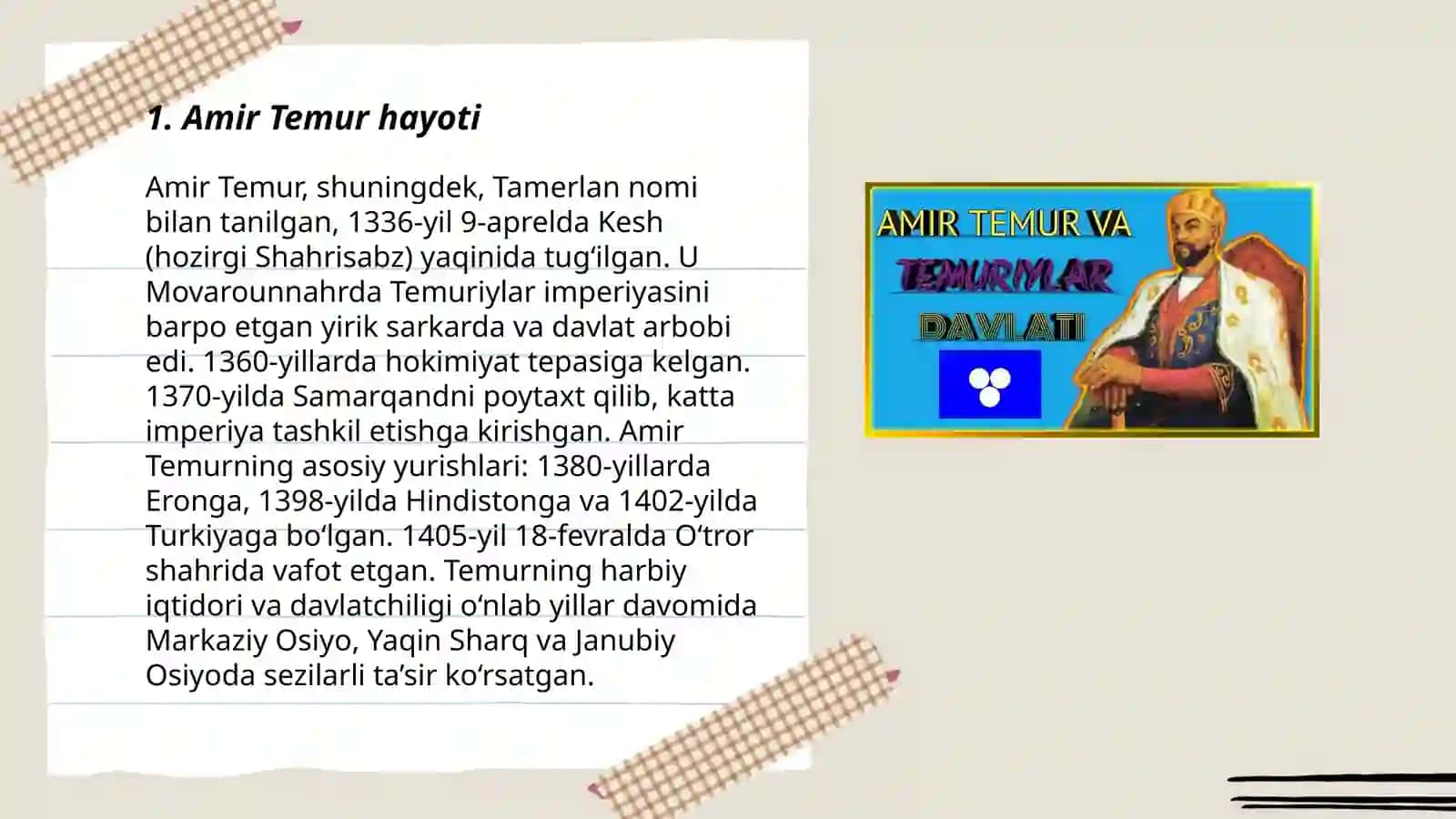 Amir Temur davlat arbobi 3