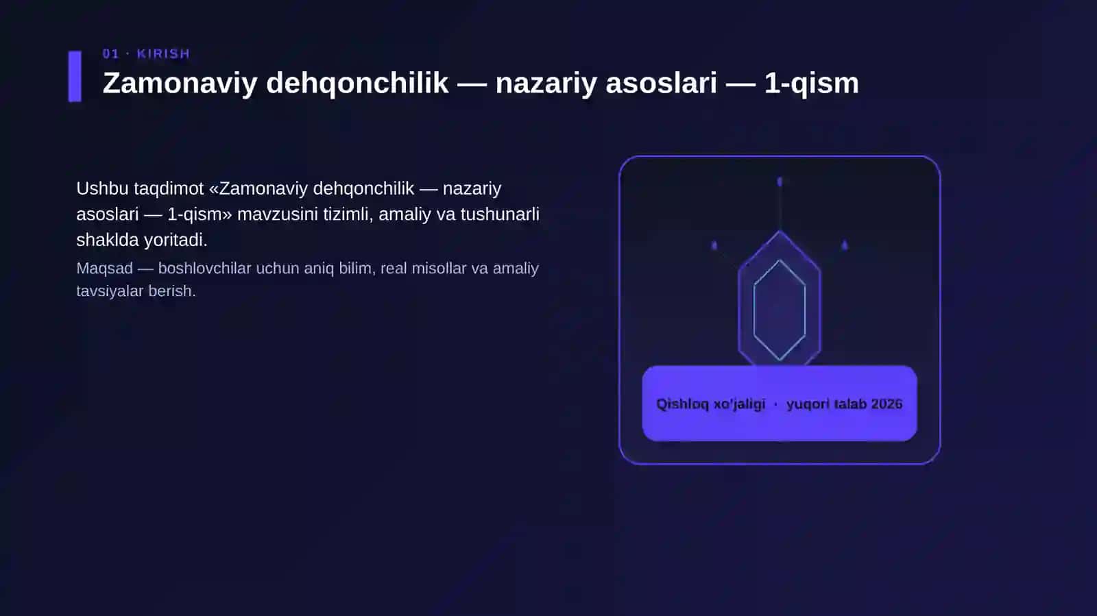 Zamonaviy dehqonchilik — nazariy asoslari — 1-qism 3