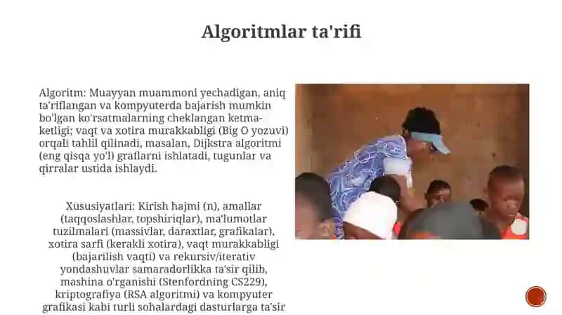 Algoritmlar ta'rifi 3