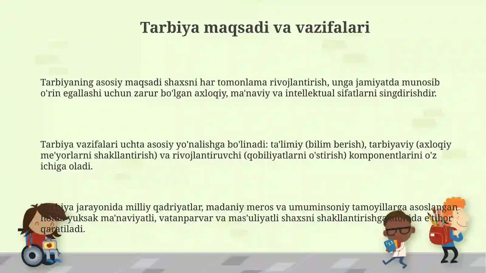 Ta'lim nazariyasi sifatida 3