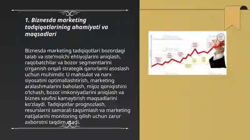 Biznesda marketing tadqiqotlaridan foydalanish 3