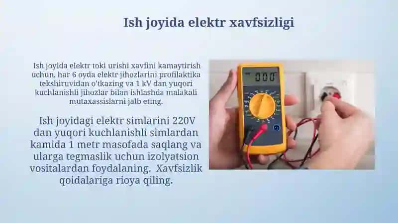 Elektr xavfsizligi 3