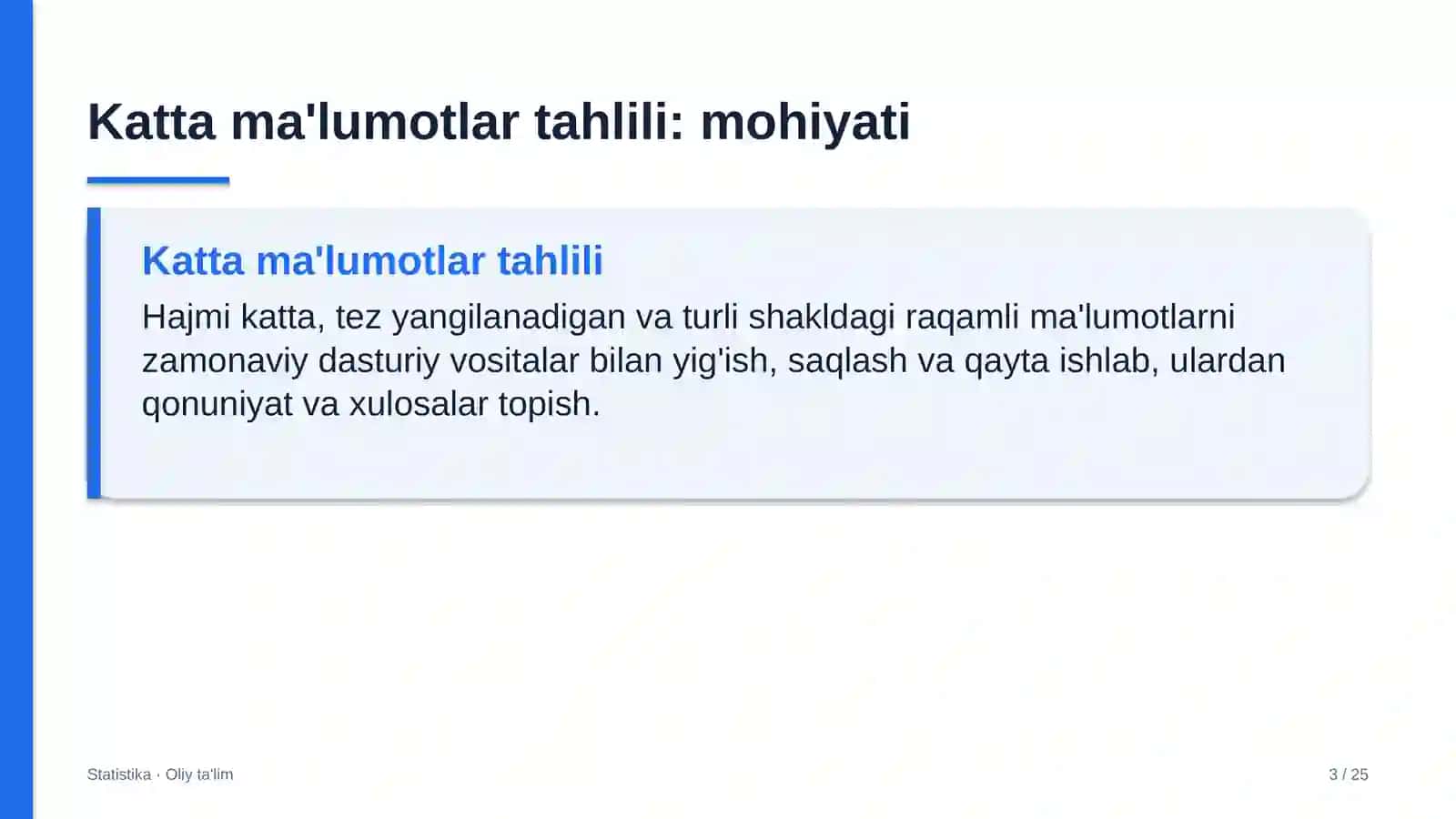 uy joy mulkdorlari shirkatlarida katta ma'lumotlar tahlili 2232 3
