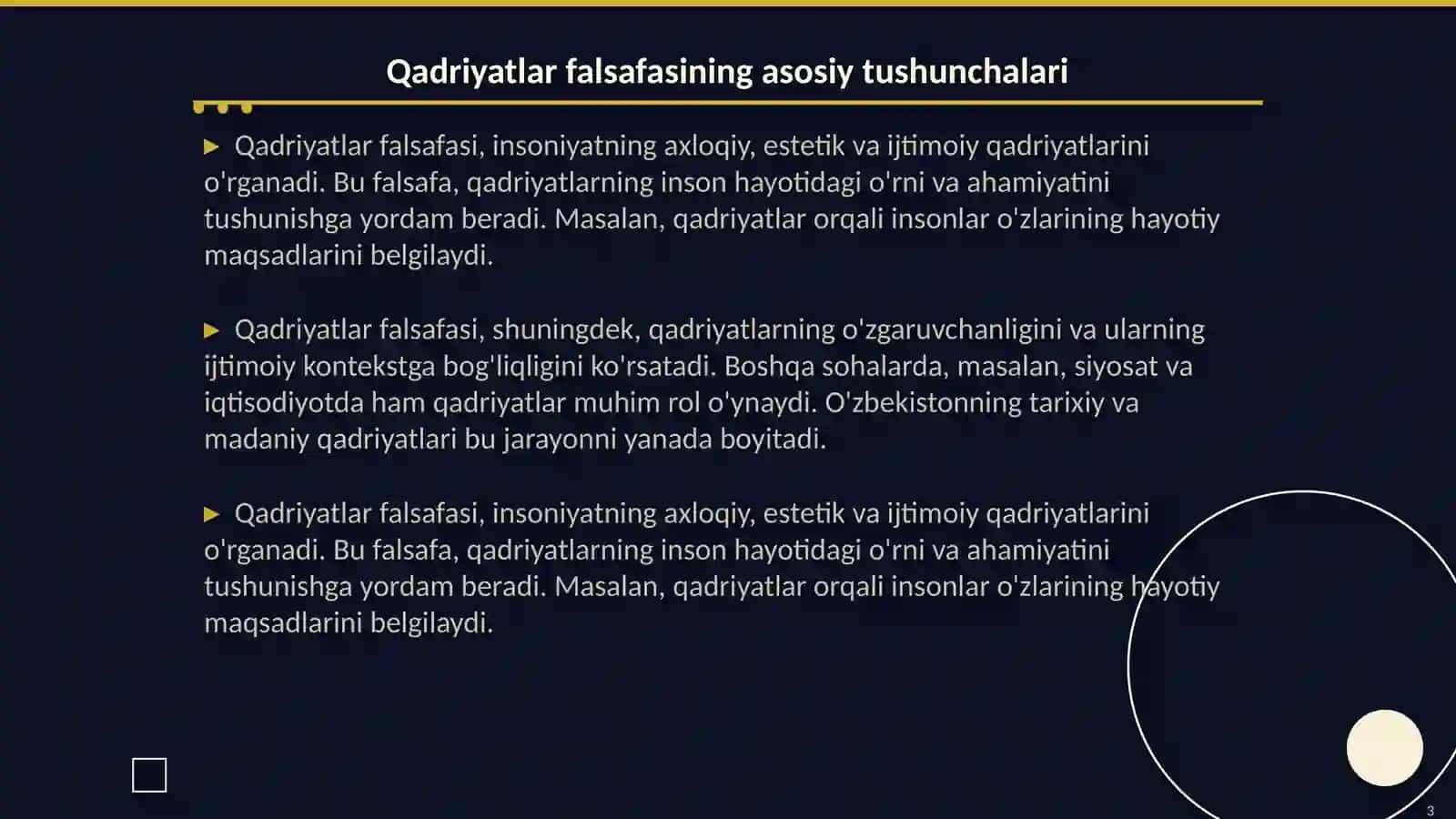 Qadriyatlar falsafasi Aksialogiya 3
