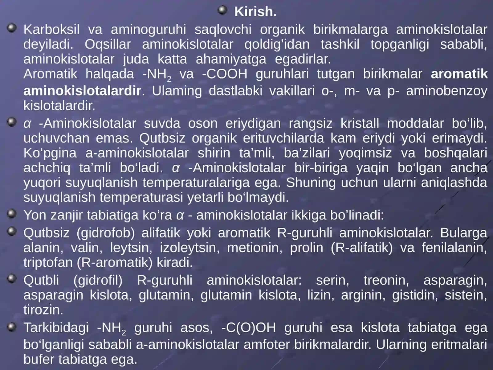 Aminokislotalar 3