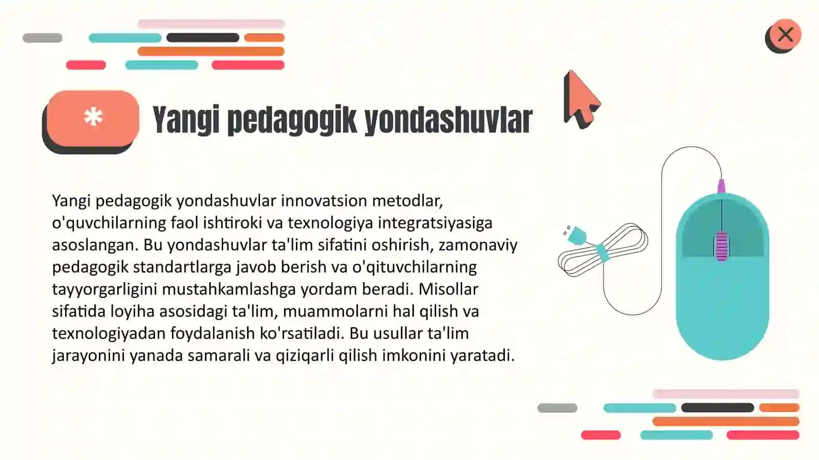 Yangi pedagogik yondashuvlar va innovatsion metodlar 3