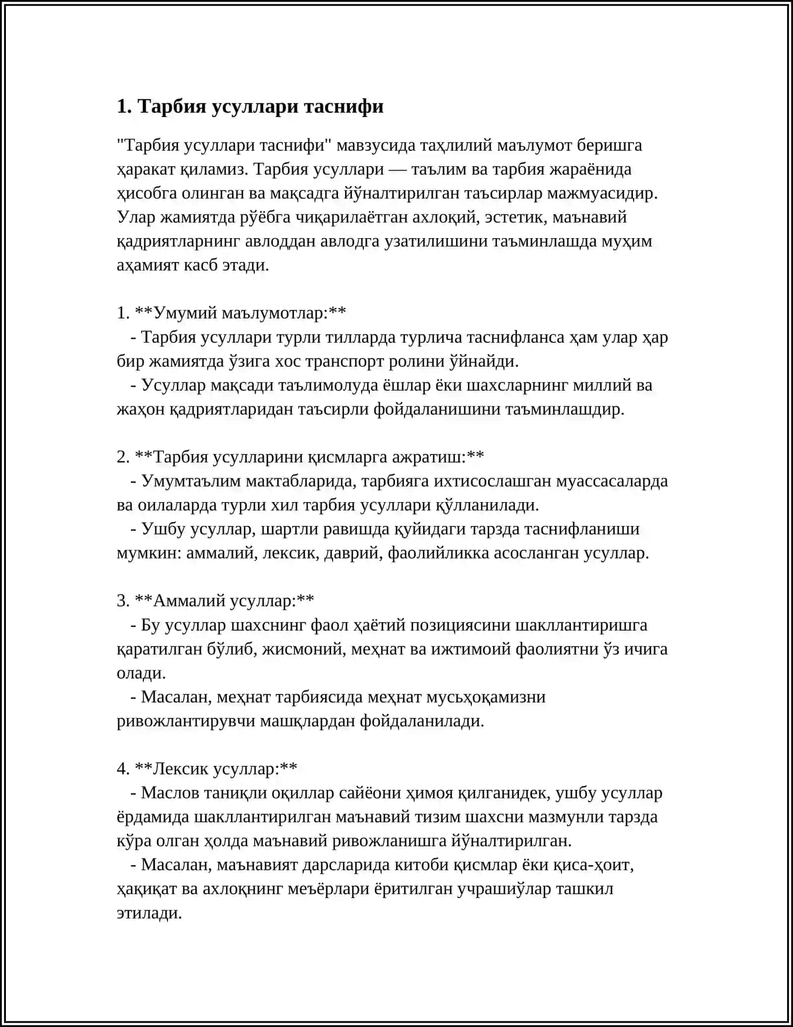 TARBIYANING UMUMIY METODLARI 3