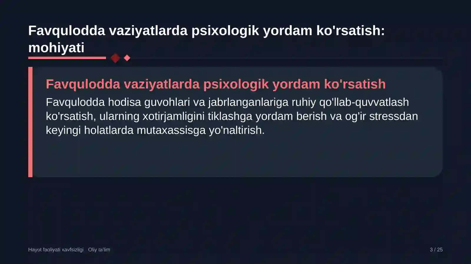 pediatriyada favqulodda vaziyatlarda psixologik yordam ko'rsatish 9374 3