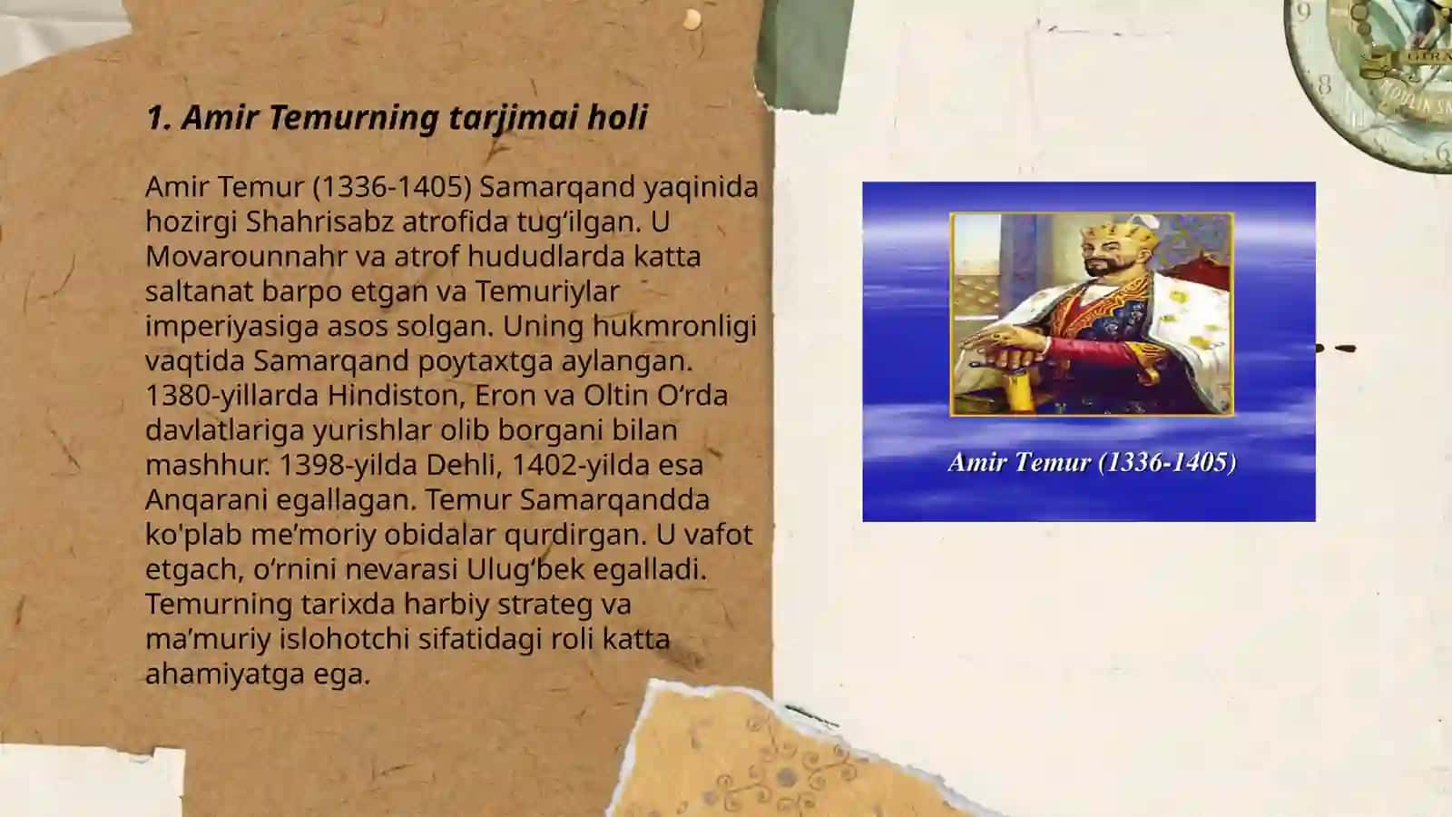 Amir Temur haqida 3