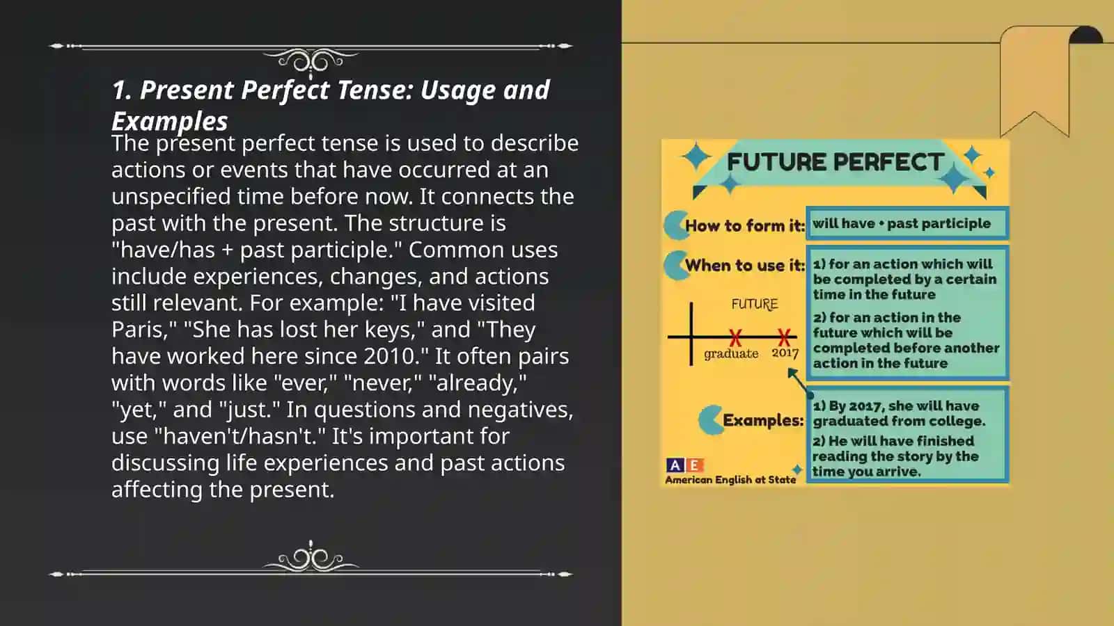Mavzu: Present Perfect Tense 3