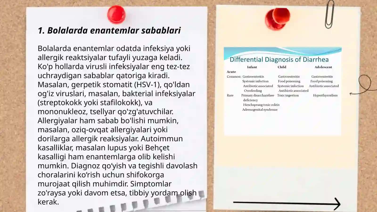 Bolalarda enantemlar qanday kasallik va differentsial diagnostikasi 3