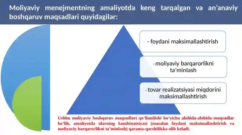 Moliyaviy menejmentni tashkil etish mexanizmi va korxonalarda tashkiliy xususiyatlari 3
