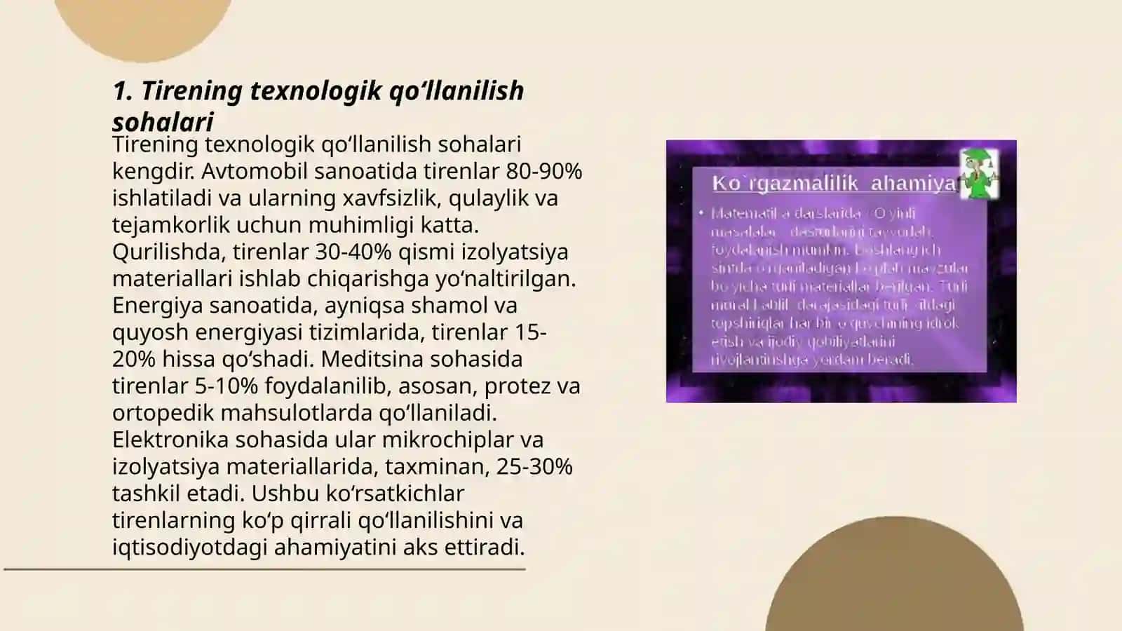 Tirening texnologik qo‘llanilishi 3