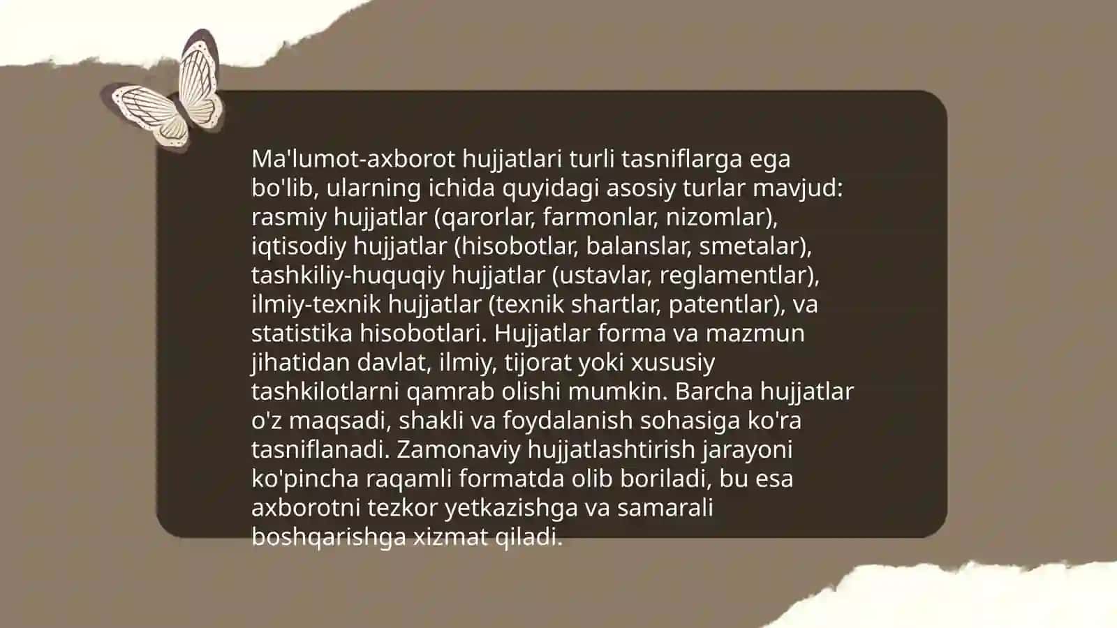 Ma'lumot-axborot hujjatlari (ariza,bayonnoma,bayonnomadan ko'chirma) 3