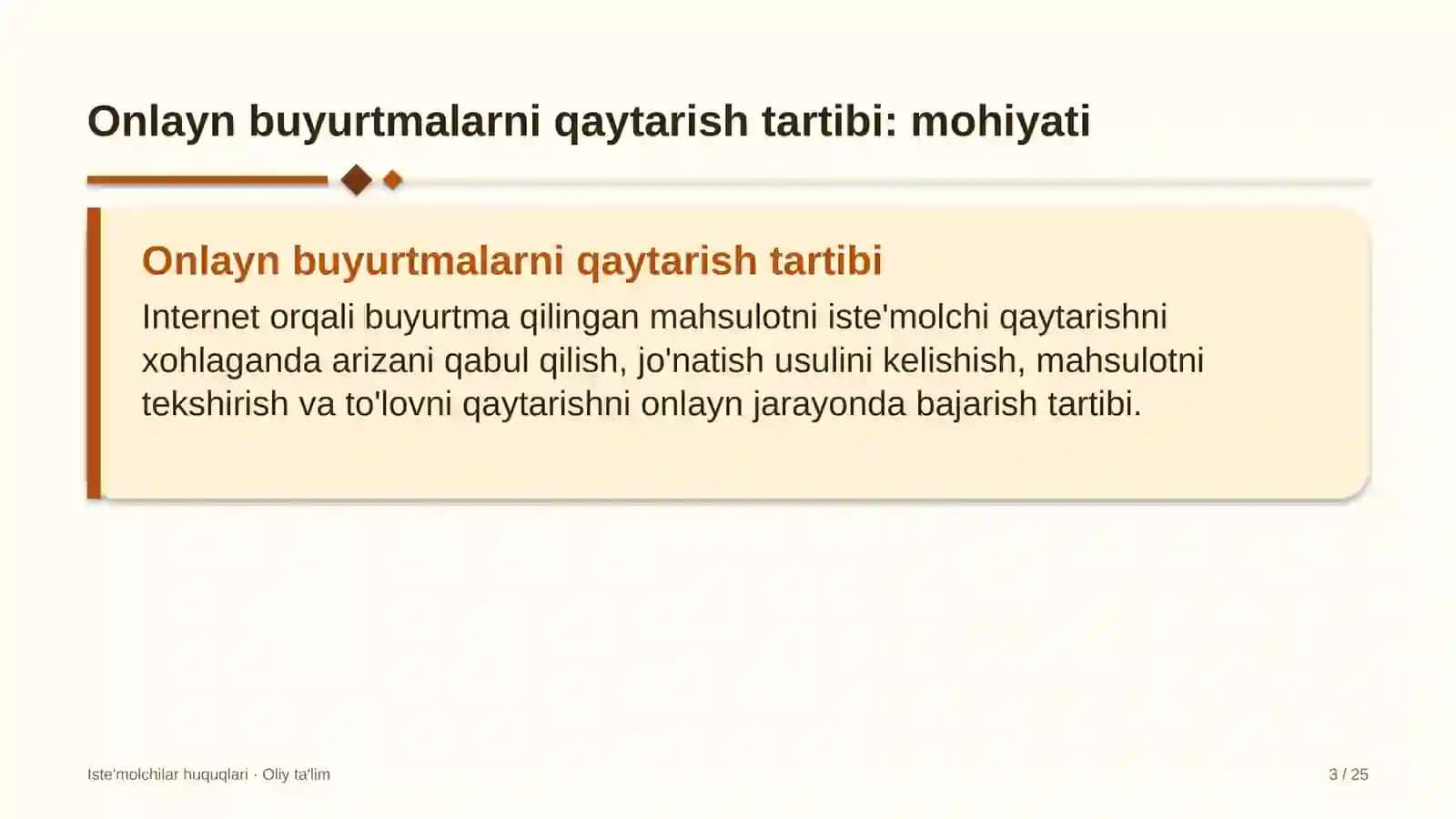 tibbiy turizmda onlayn buyurtmalarni qaytarish tartibi 5604 3