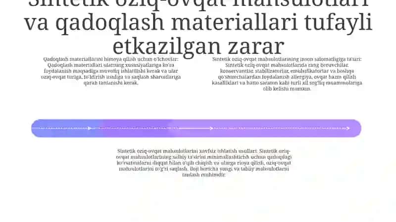 Sintetik Oziq-Ovqat Mahsulotlari Vа Qаdоqlаsh-O’Rаsh Mаtеriаllаri 3