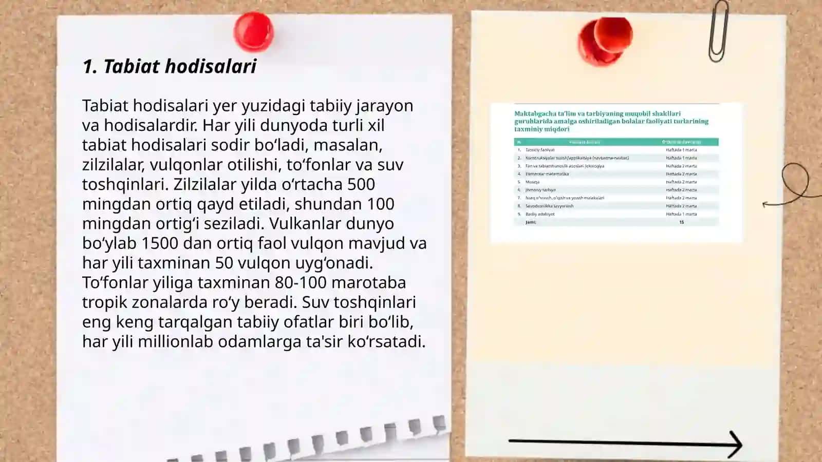 Ilk qadam davlat oʻquv dasturida tabiat bilan tanishtirish mazmuni 3
