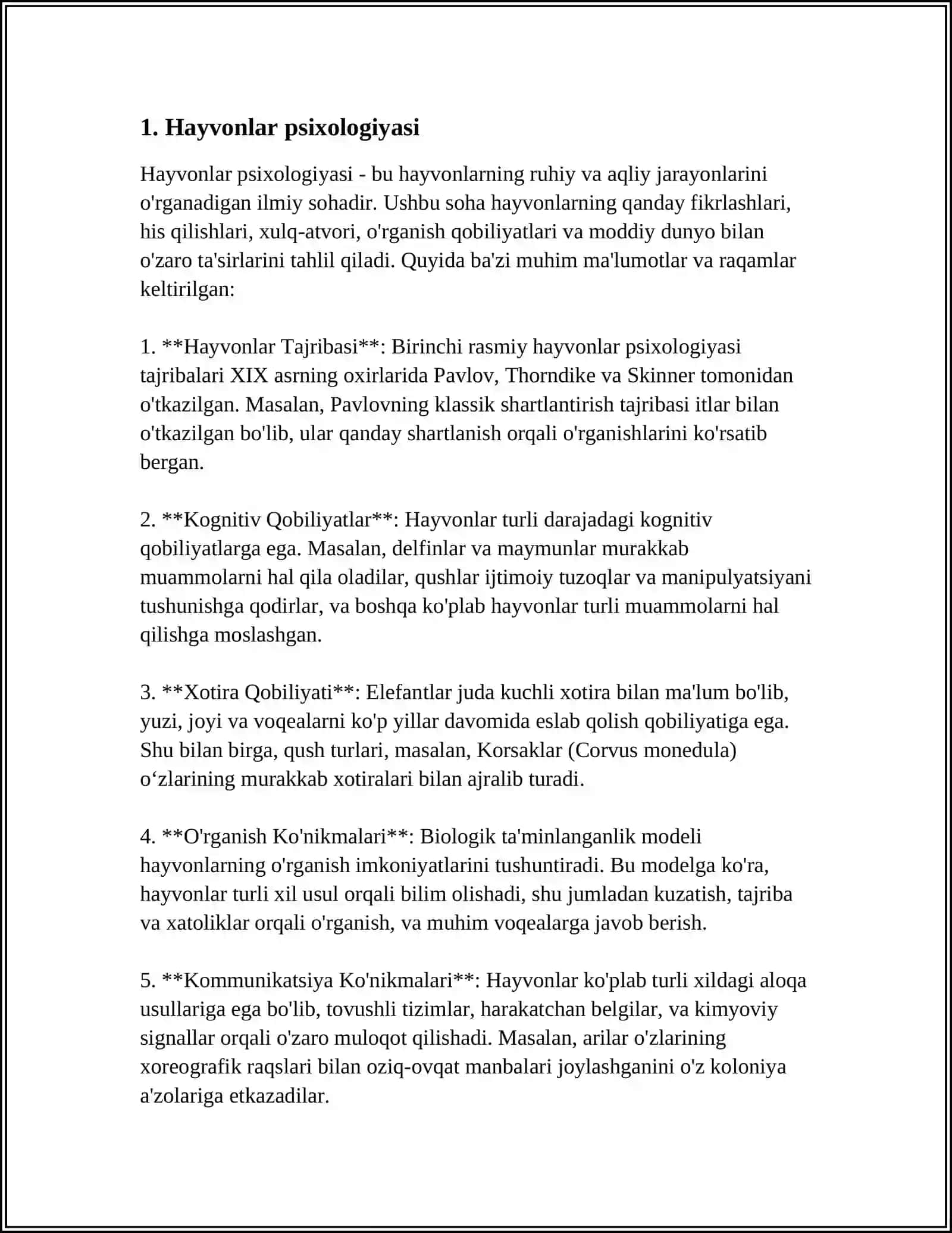 ZOOPSIXOLOGIYA VA QIYOSIY PSIXOLOGIYAGA KIRISH 3
