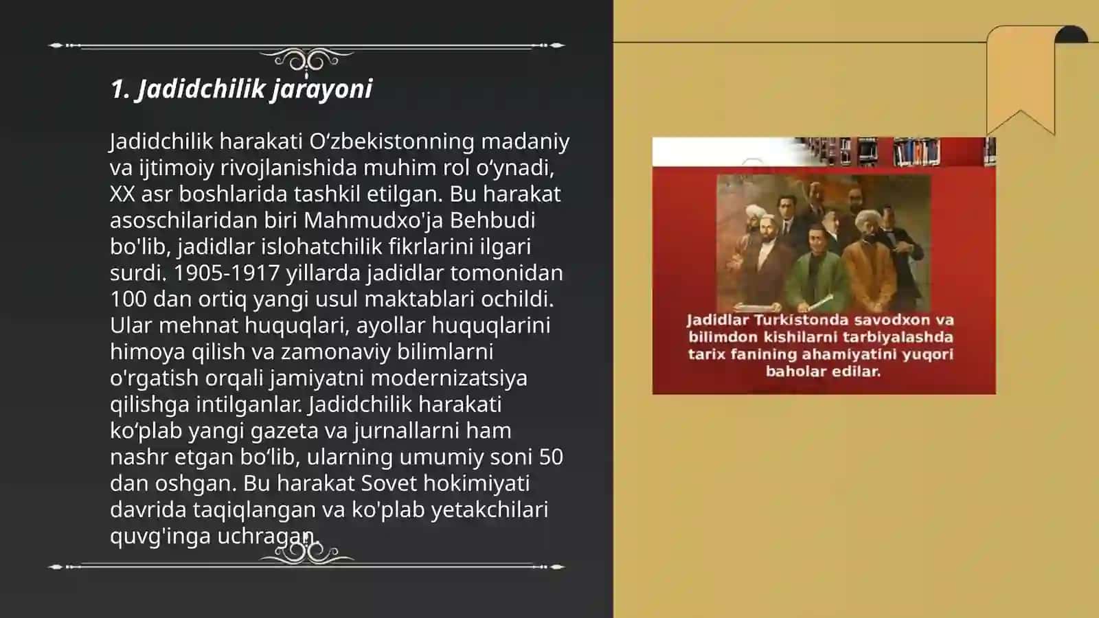 Jadidchilik nomoyondalari 3