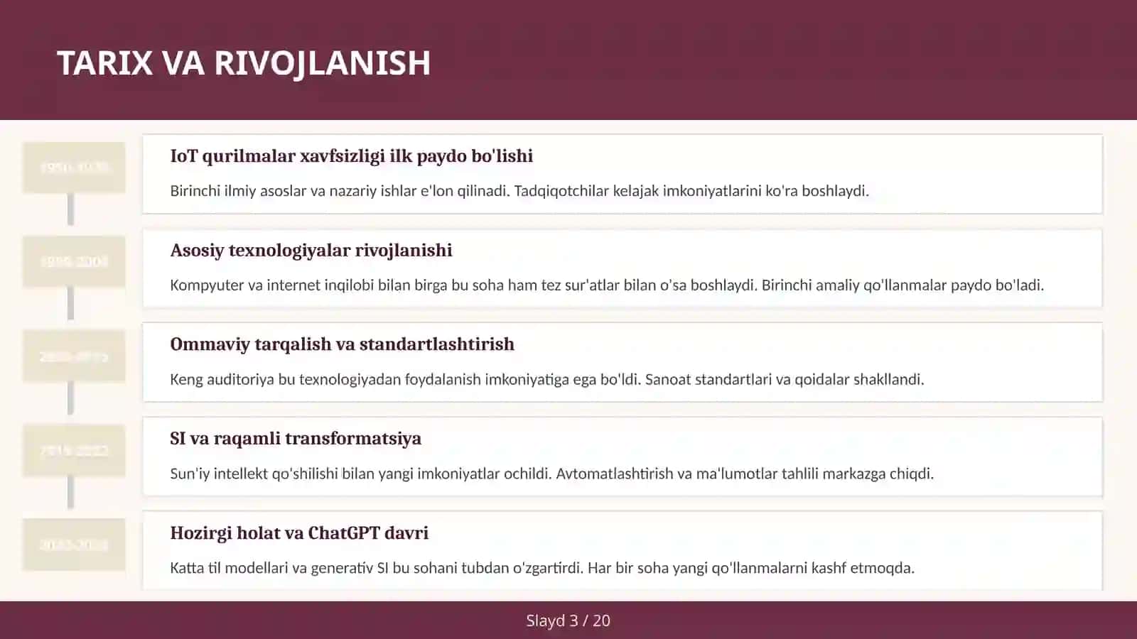 IoT QURILMALAR XAVFSIZLIGI 3