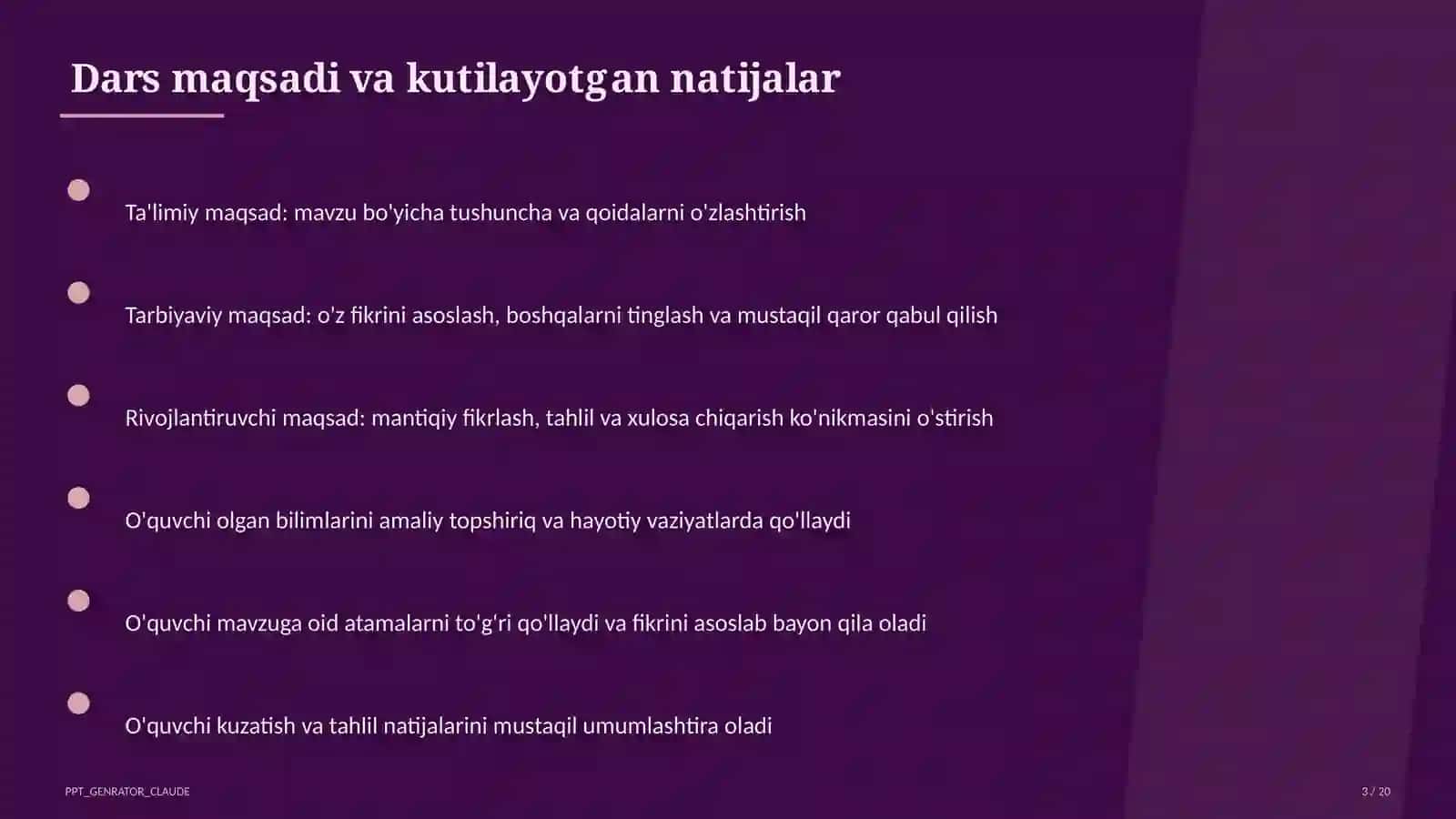 Tasviriy san'at va musiqa (1-7) - ochiq dars uchun 3