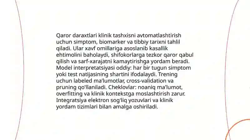 Qarorlar daraxtining amaliy tadbiqlari 3