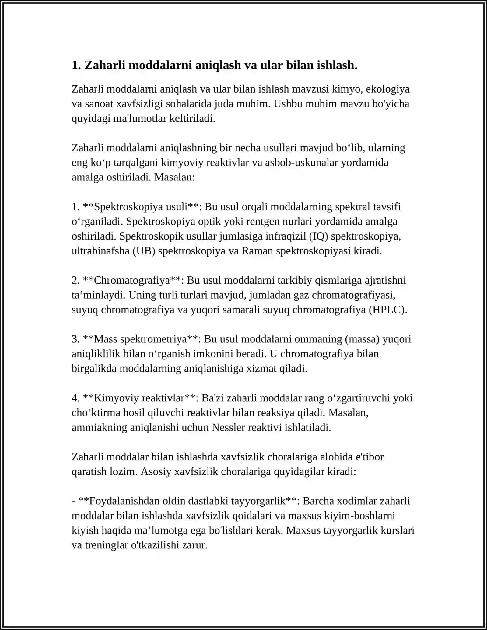 BOLALARDA ZAHARLANISHDA BIRINICHI YORDAM KOʻRSATISH 3