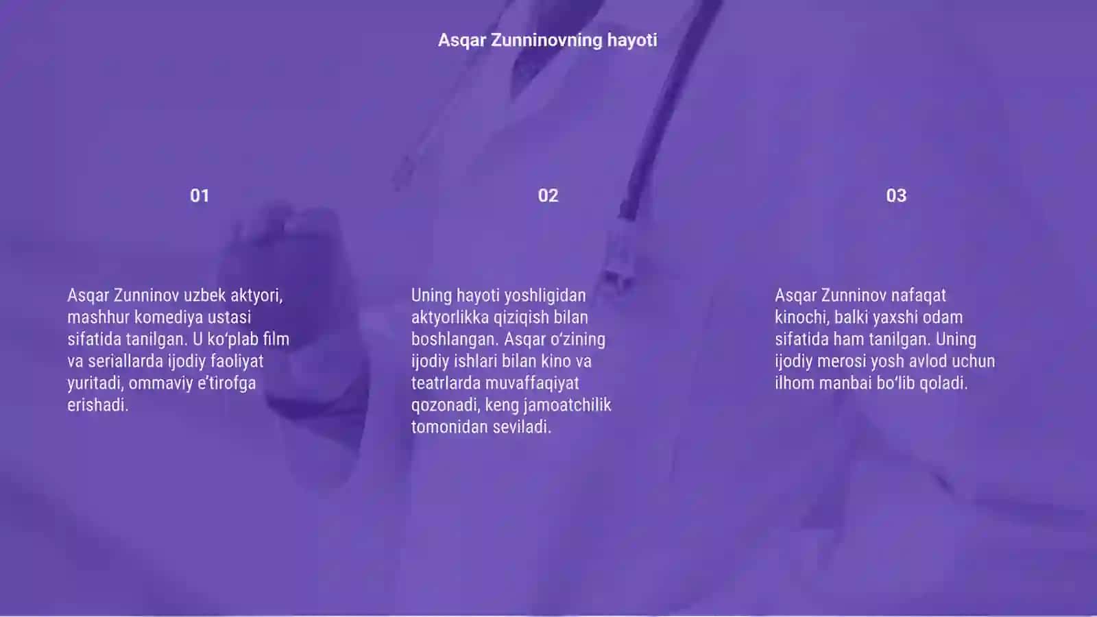 Asqar Zunninovning hayoti 3