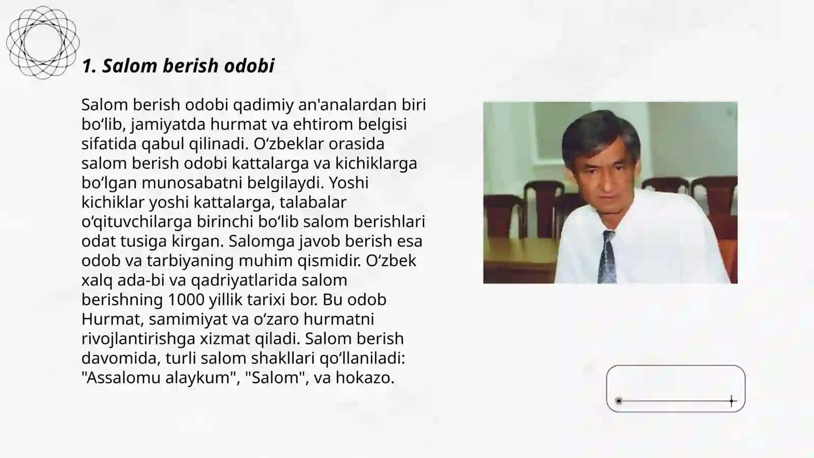 Salomlashish odobi manba” Ijtimoiy odoblar” Shayx Muhammad Sodiq Muhammad Yusuf 3