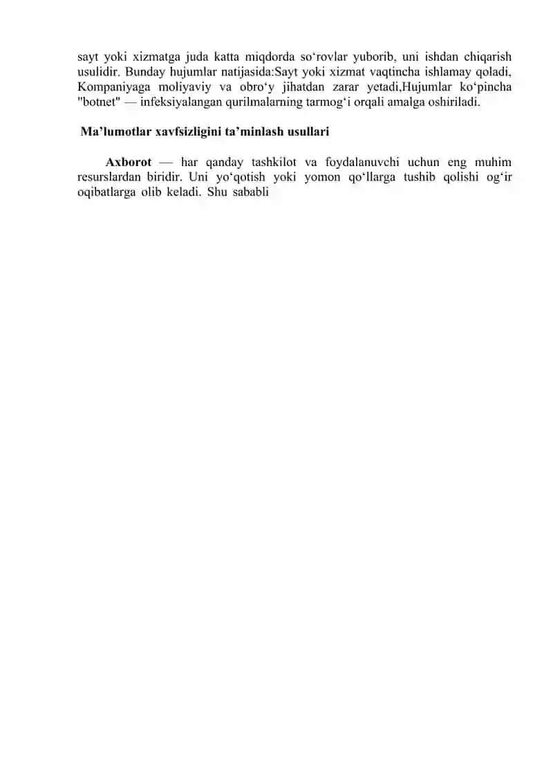 KIBER XAVFSIZLIK VA UNING TUSHUNCHALARI 3