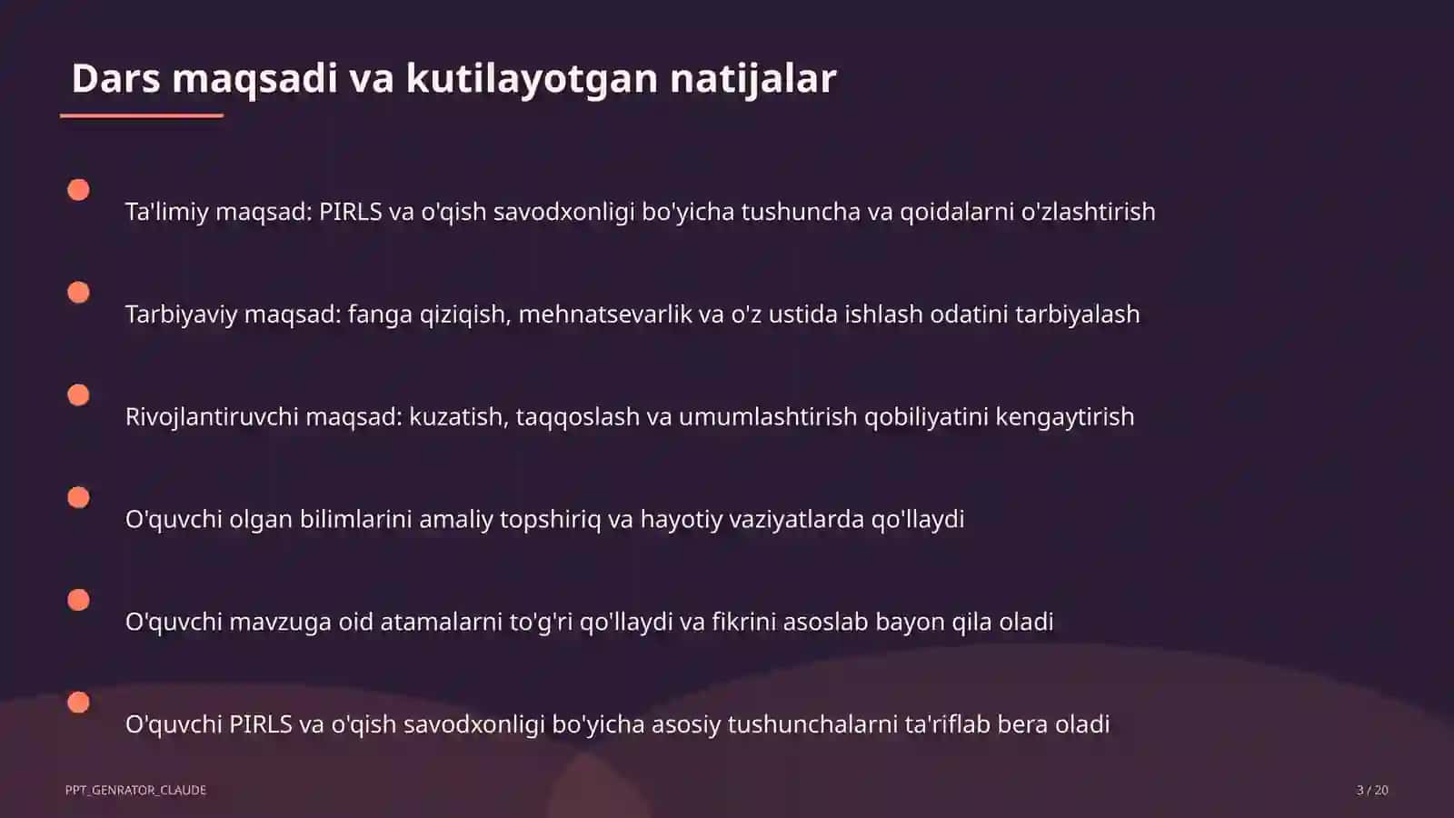 PIRLS va o'qish savodxonligi 3