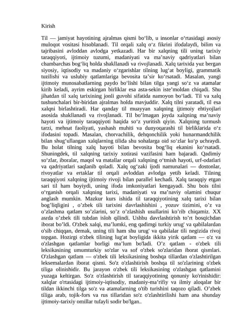 Til taraqqiyotining xalq tarixi bilan bog’liqligi 3